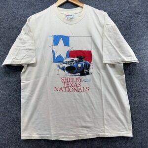 1999 Hanes Beefy T Shelby Texas Nationals Graphic T Shirt Mens XL